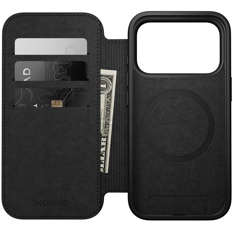 Nomad pouzdro Modern Leather Folio Magsafe pro iPhone 17 Pro - English Tan