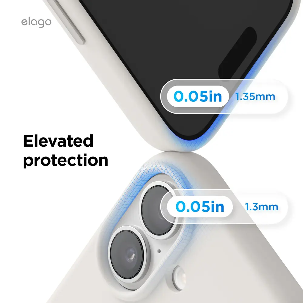 Elago kryt Silicone Case Magsafe Camera Control pre iPhone 17 - Light Blue