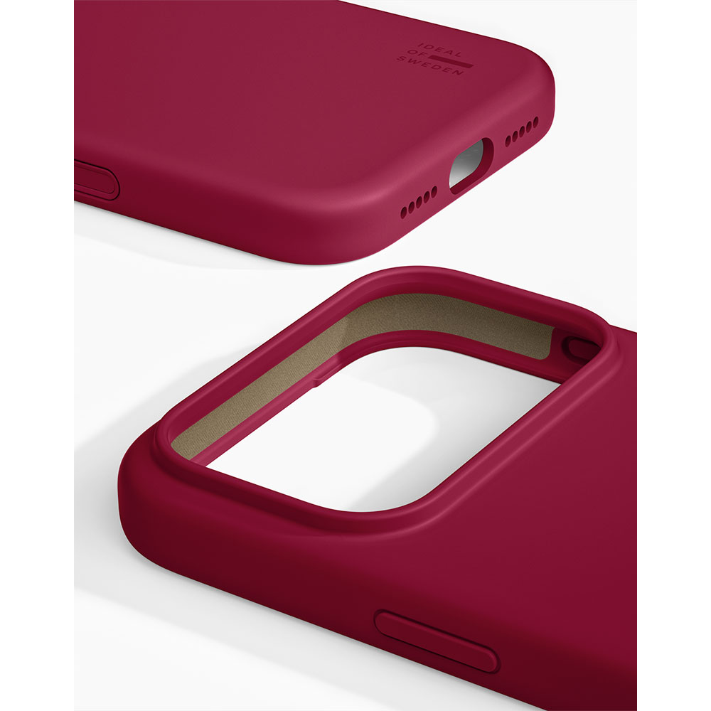 iDeal Silicone Case MagSafe iPhone 17 Pro Cranberry