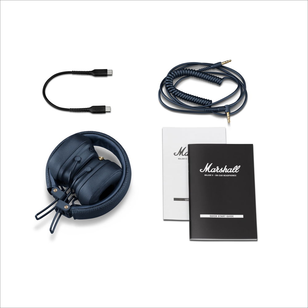 Marshall Major V - Midnight Blue slúchadlá Limitovaná edícia