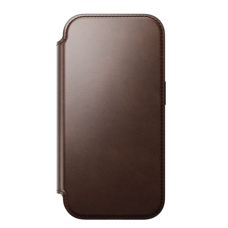 Nomad pouzdro Modern Leather Folio Magsafe pro iPhone 17 Pro - Rustic Brown
