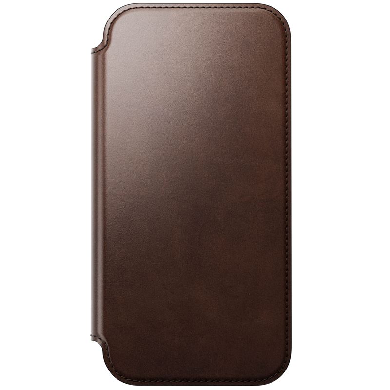 Nomad puzdro Modern Leather Folio Magsafe Horween pre iPhone 17 Pro Max - Rustic Brown