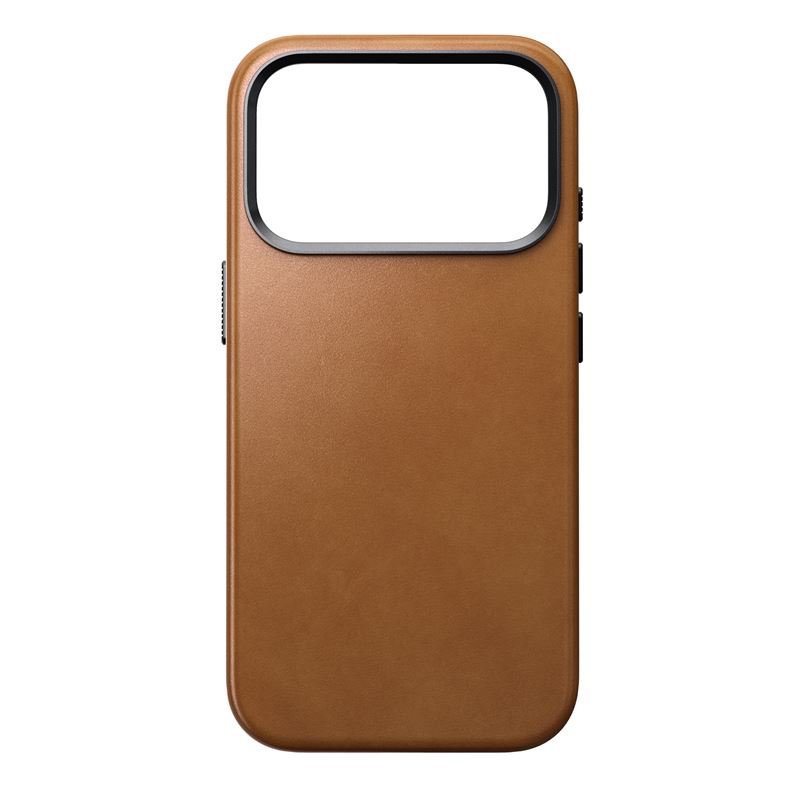 Nomad kryt Traditional Leather Case MagSafe pro iPhone 17 Pro - English Tan
