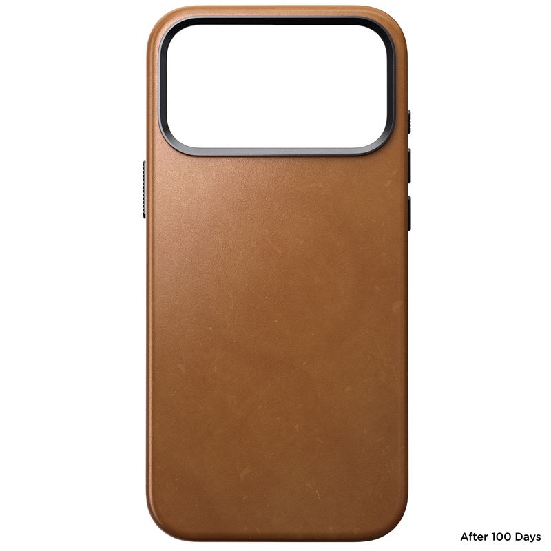 Nomad kryt Traditional Leather Case MagSafe pro iPhone 17 Pro Max - English Tan
