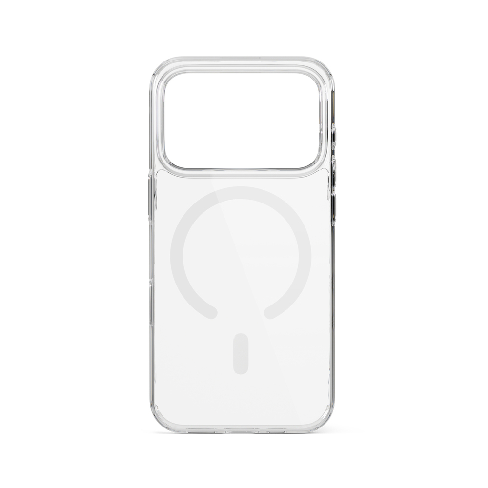 iStores by Epico Hero Mag+ Case iPhone 17 Pro Qi2 & Magsafe kompatibilní - transparentní