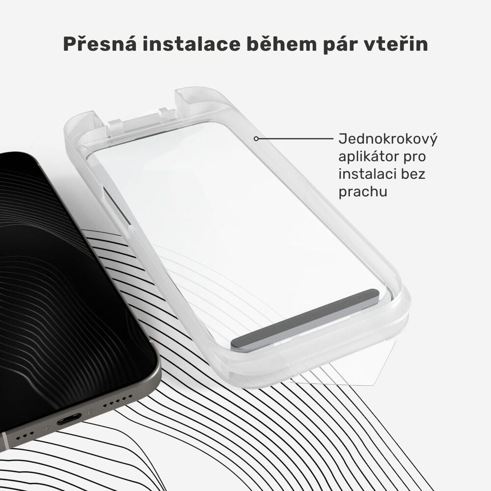 Epico UNUM SapphireShield 3D ochranné sklo pro iPhone 17 Pro