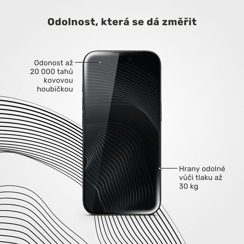 Epico UNUM SapphireShield 3D ochranné sklo pro iPhone 17 Pro