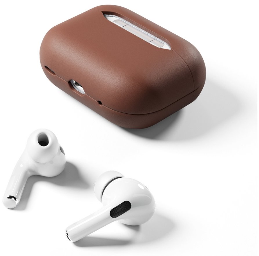 Epico Leather Case pre Airpods Pro 3 - hnedá