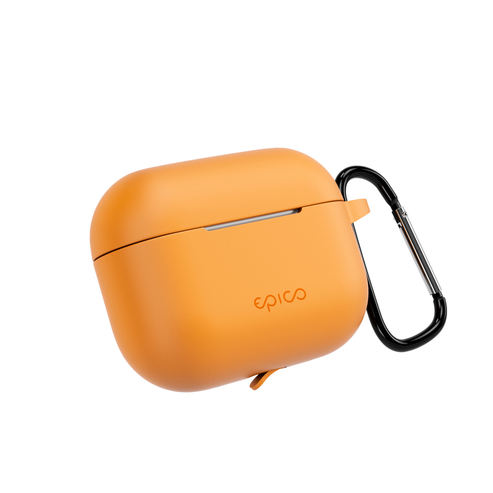 Epico Silicone Outdoor Cover pre Airpods Pro 3 - oranžová