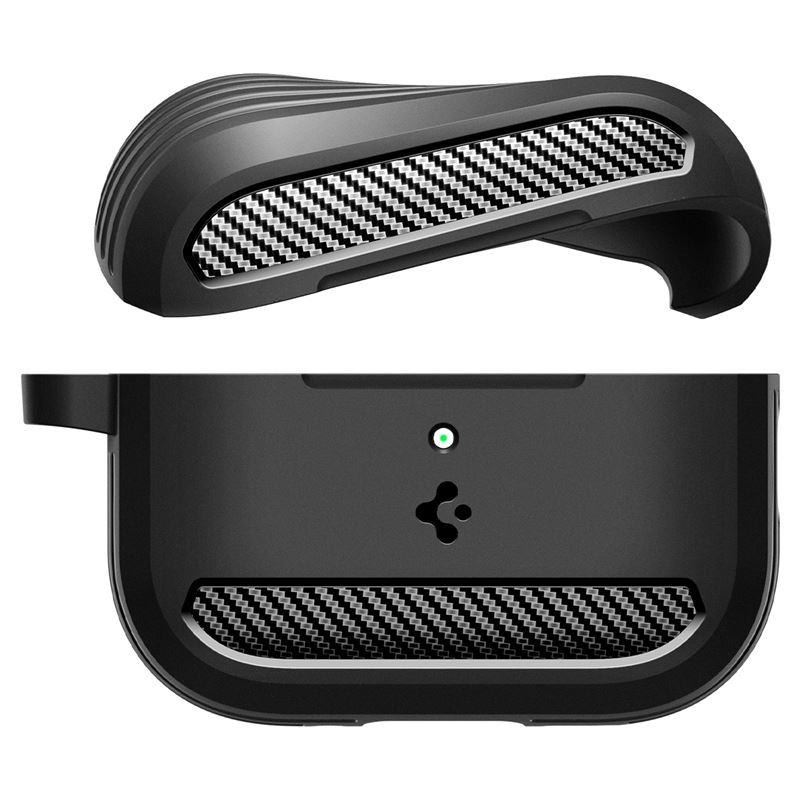 Spigen puzdro Rugged Armor pre Apple Airpods Pro 3 - Black