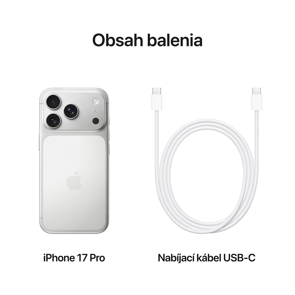 iPhone 17 Pro 256GB Strieborná