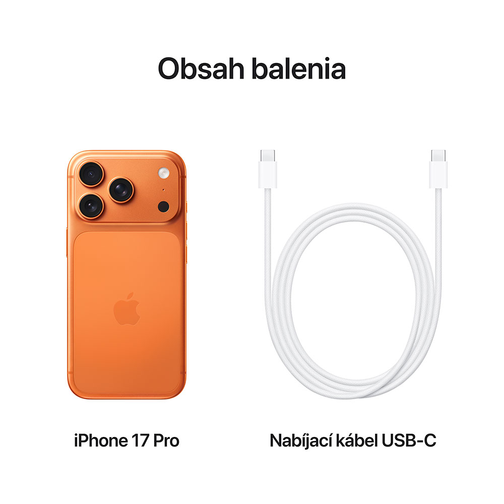 iPhone 17 Pro 1TB Kozmická oranžová