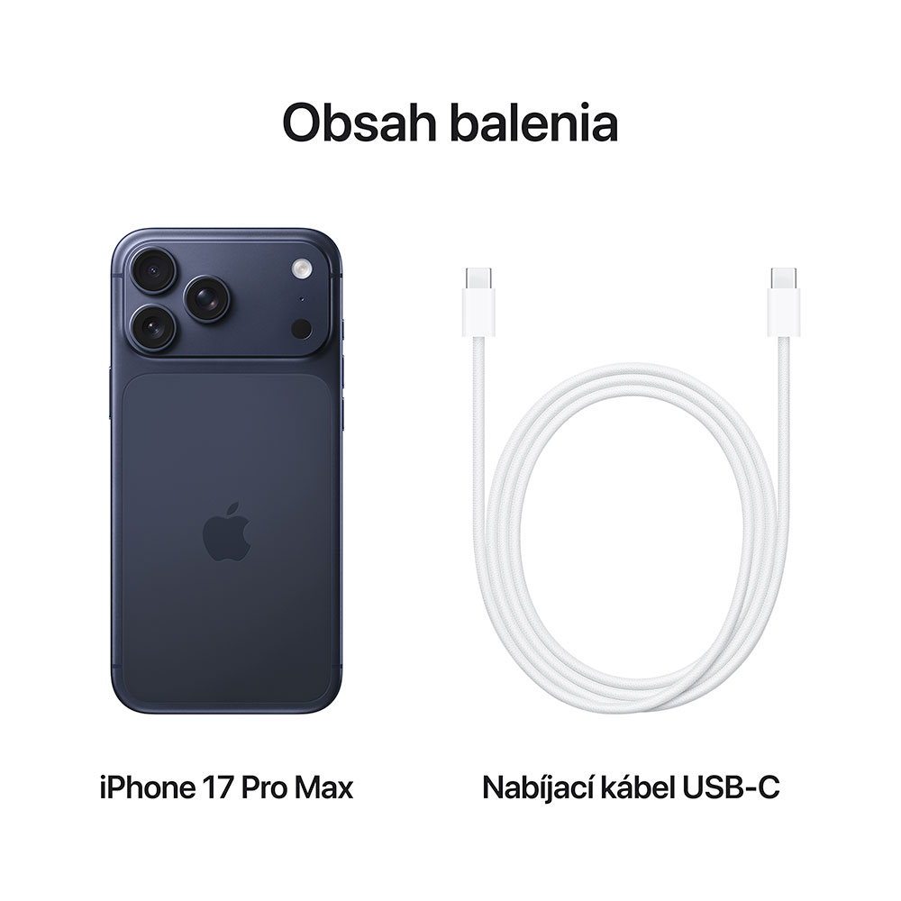 iPhone 17 Pro Max 512GB Hlboká modrá