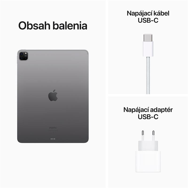 iPad Pro 12.9" Wi-Fi + Cellular 1TB Vesmírně šedý (2022) *Třída A*