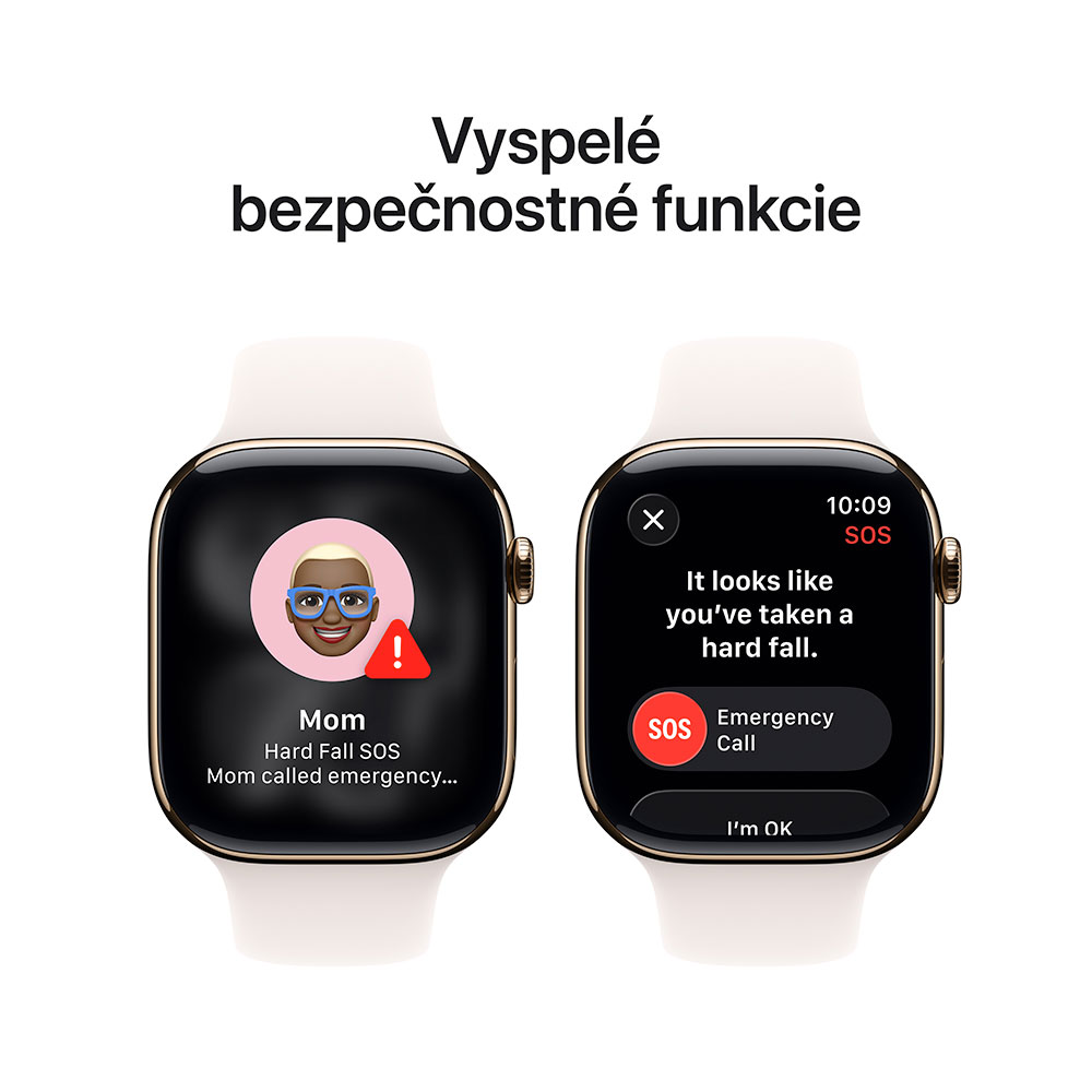 Apple Watch Series 11 GPS + Cellular 42mm Zlatý titán so svetlo ružovým športovým remienkom - S/M