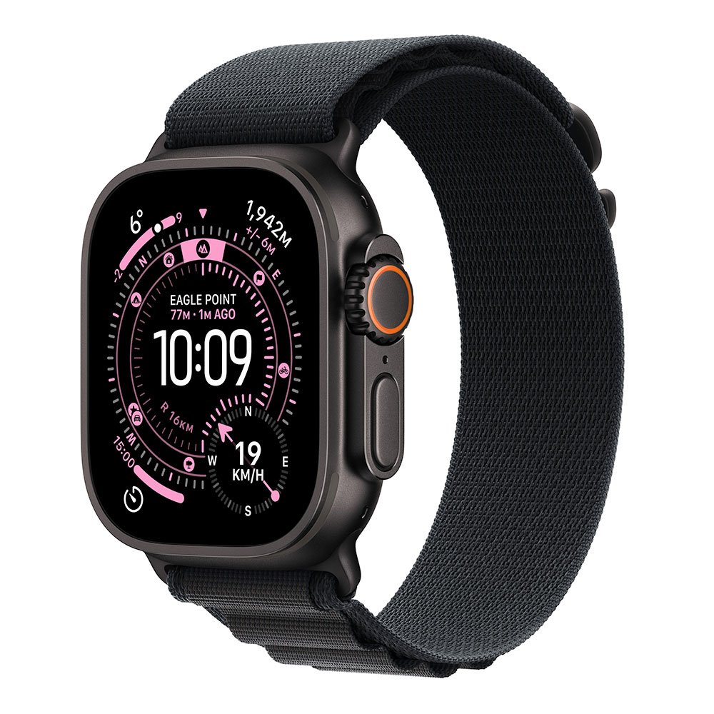 Apple Watch Ultra 3 GPS + Cellular 49mm Čierny titán s čiernym alpským ťahom - S