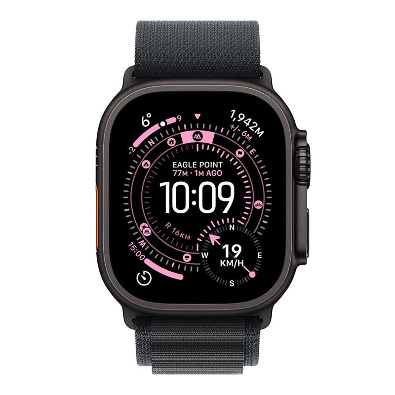 Apple Watch Ultra 3 GPS + Cellular 49mm Čierny titán s čiernym alpským ťahom - M