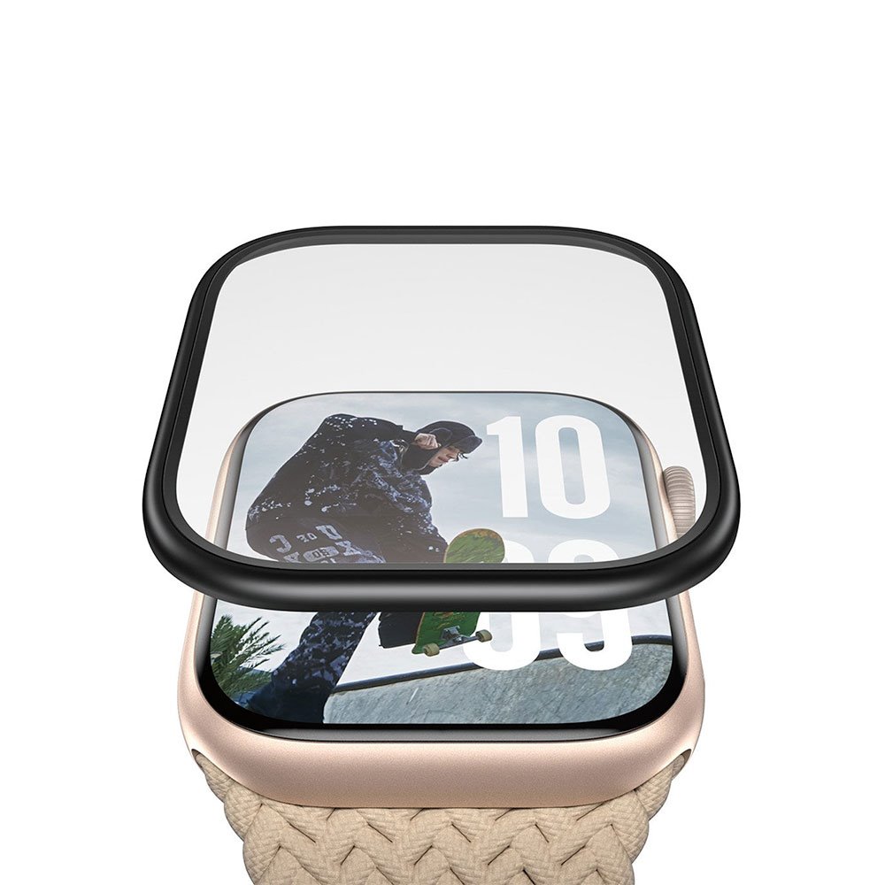 PanzerGlass ochranné sko Metallic pre Apple Watch 10/11 42mm - Black