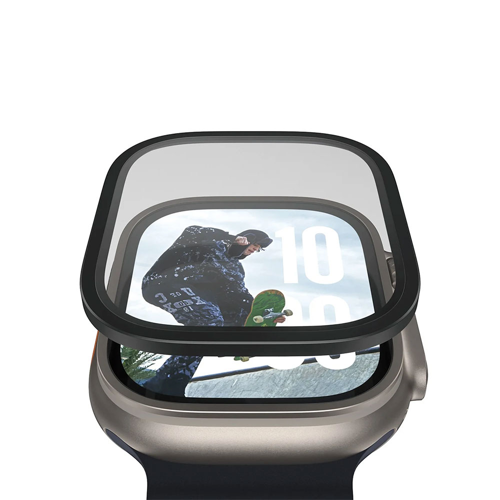 PanzerGlass ochranné sko Metallic pre Apple Watch Ultra 49mm - Black