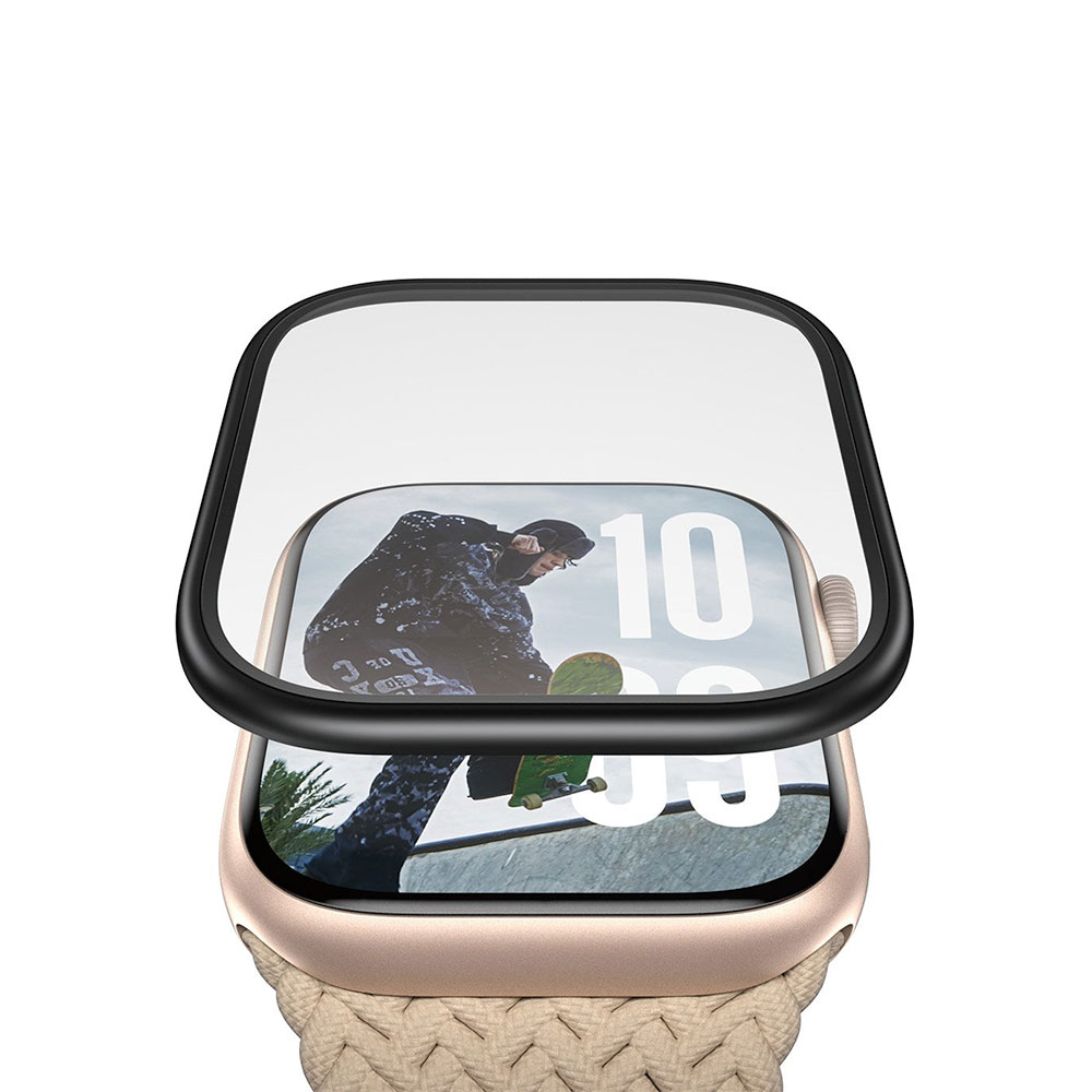 PanzerGlass ochranné sko Metallic pre Apple Watch 10/11 46mm - Black