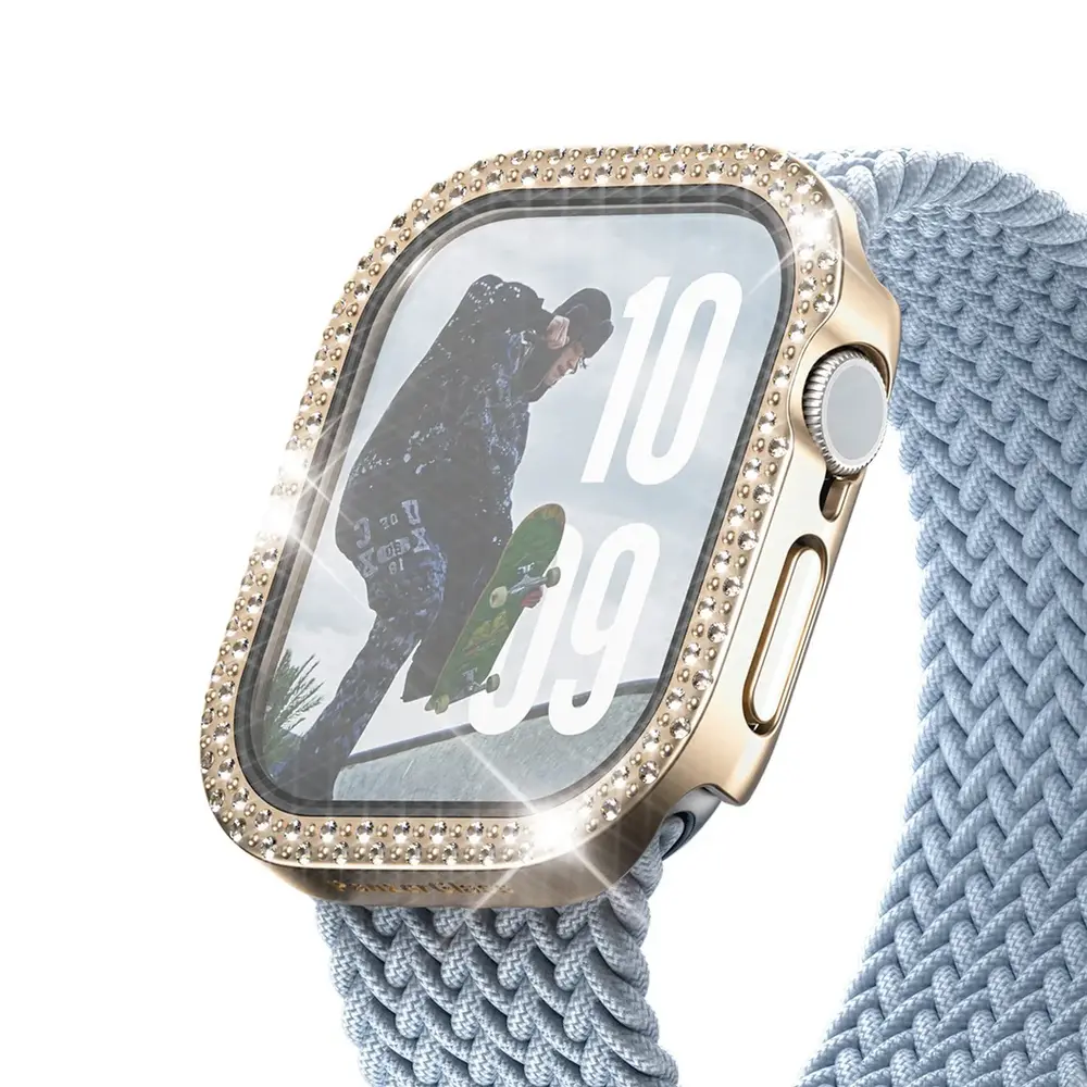 PanzerGlass ochranné sko Disco pre Apple Watch 10/11 42mm - Bing Gold