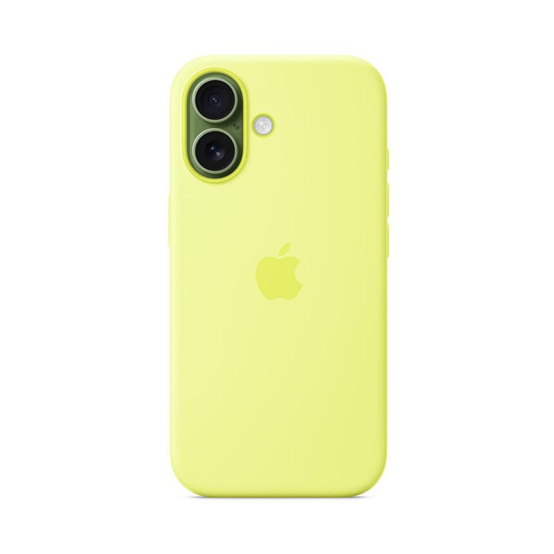 Apple iPhone 17 Silicone Case with MagSafe - Neon Yellow