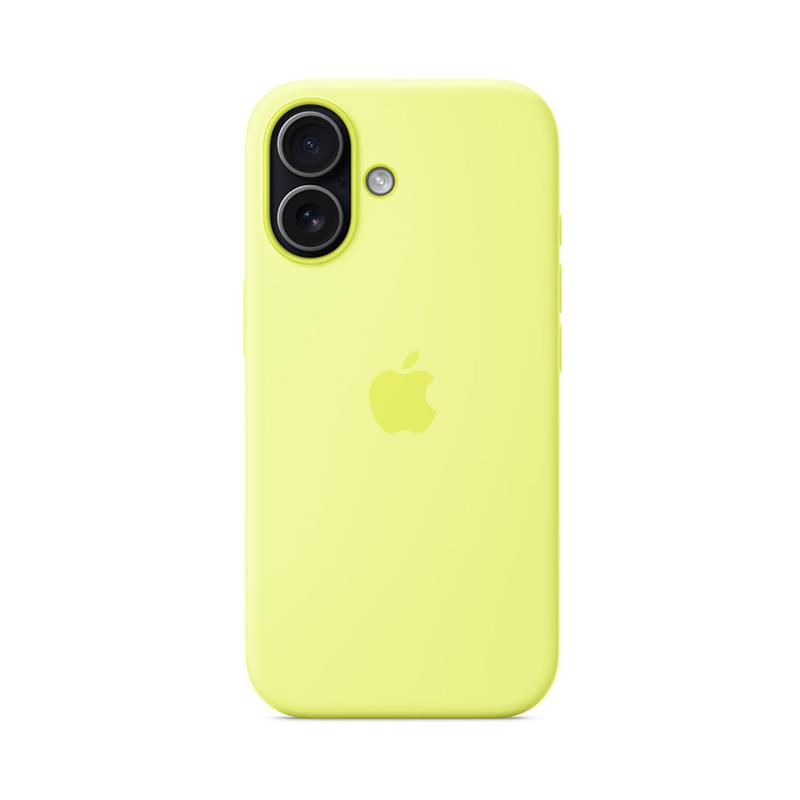 Apple iPhone 17 Silicone Case with MagSafe - Neon Yellow