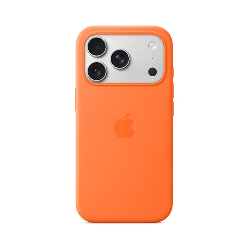 Apple iPhone 17 Pro Silicone Case with MagSafe – Orange