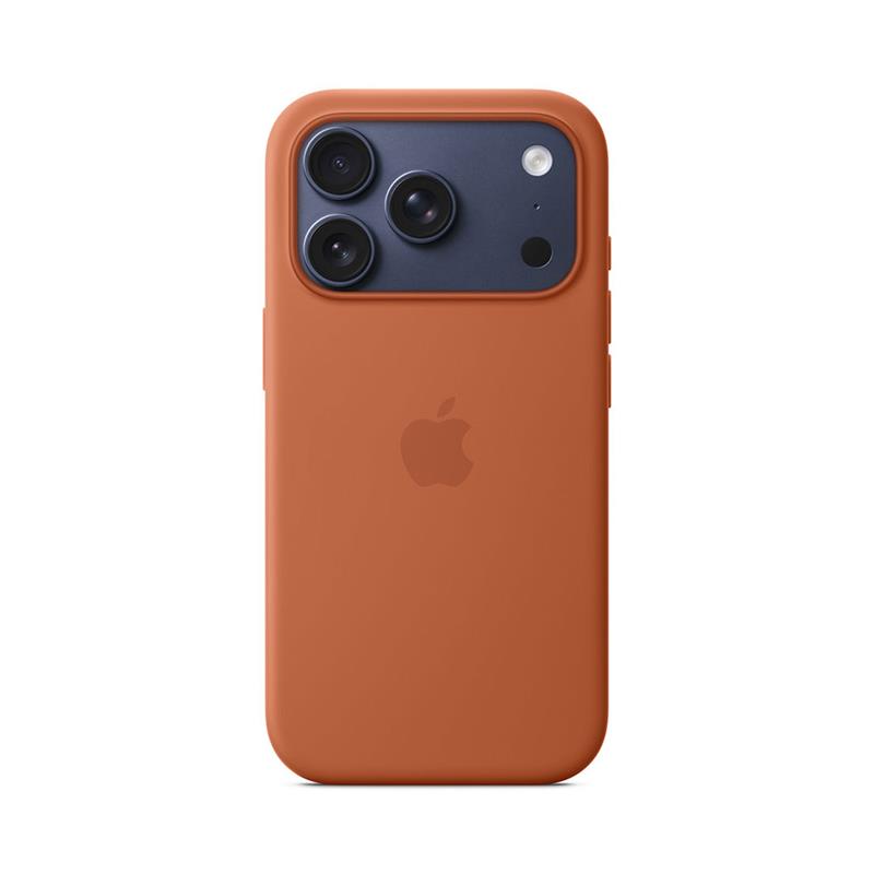 Apple iPhone 17 Pro Silicone Case with MagSafe – Terra Cotta