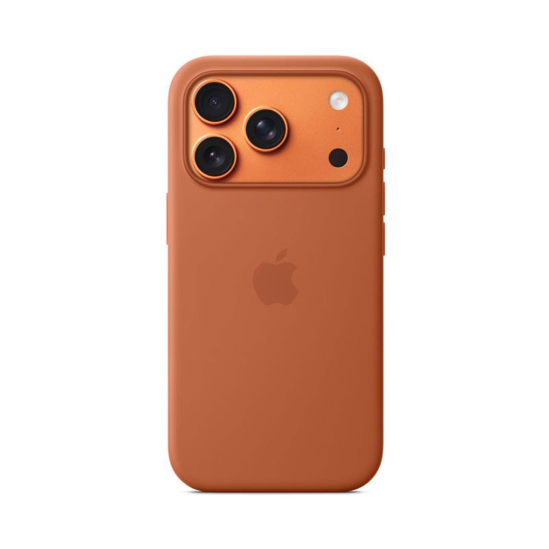Apple iPhone 17 Pro Silicone Case with MagSafe – Terra Cotta