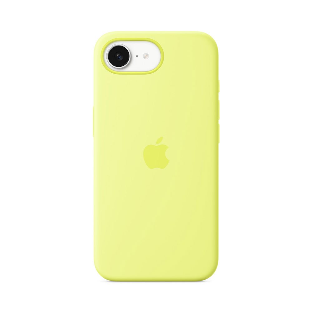 Apple iPhone 16e Silicone Case – Neon Yellow