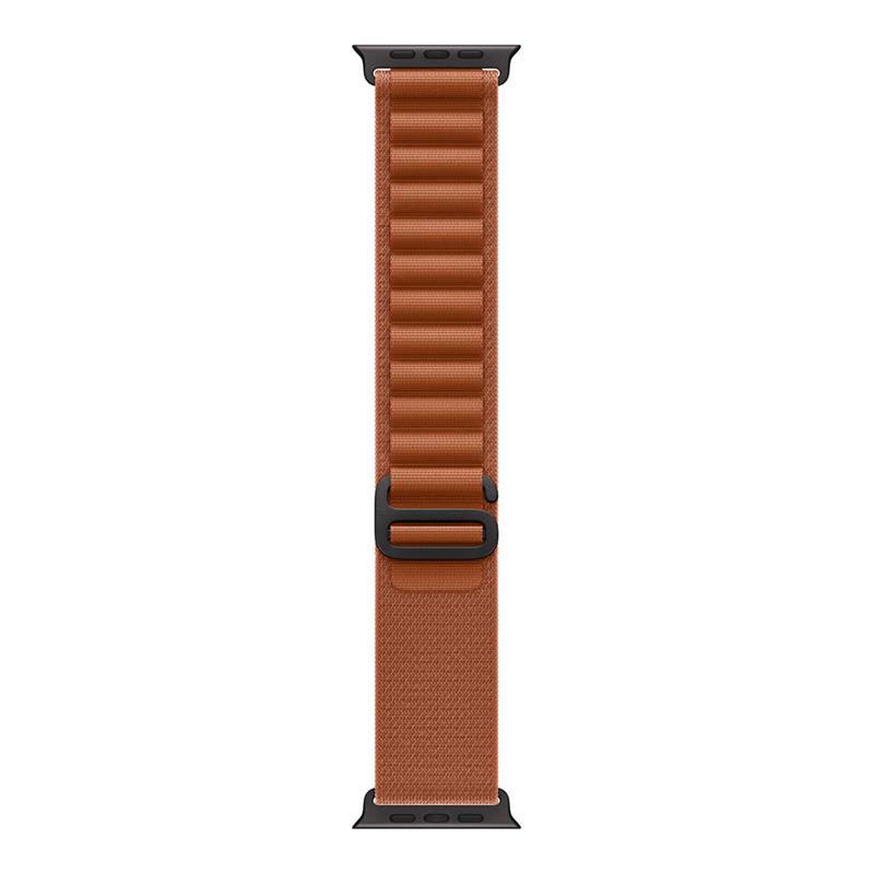 Apple Watch 49mm Terra Cotta Alpine Loop - Small - Black Titanium Finish