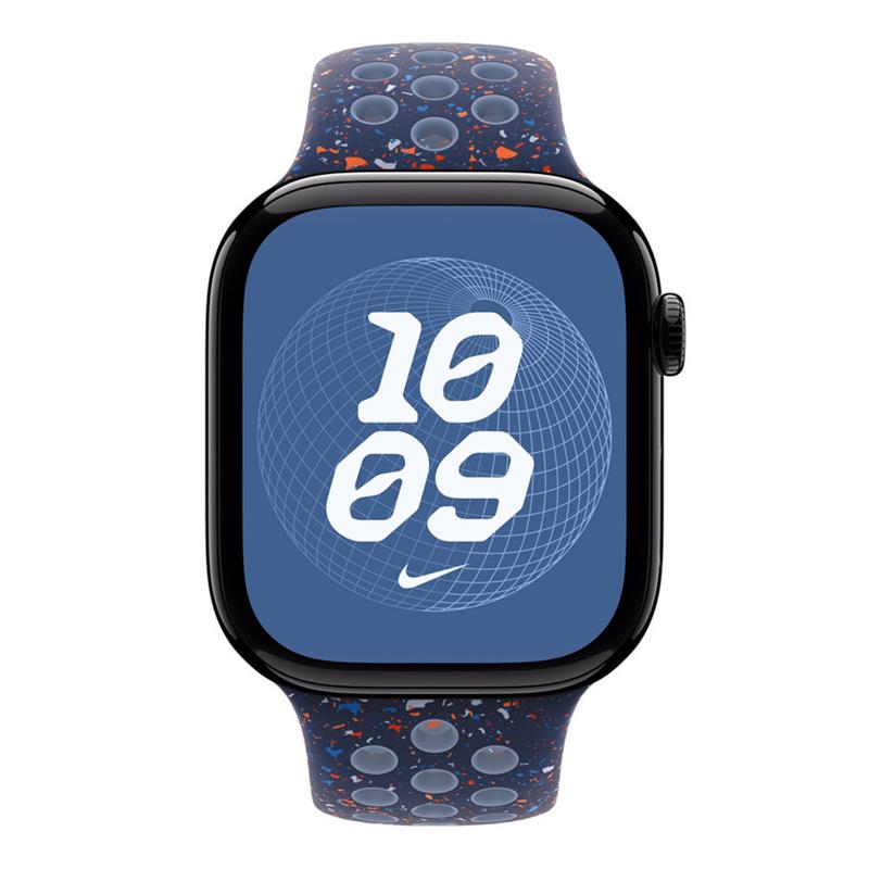 Apple Watch 46mm Blue Ribbon Nike Sport Band - S/M