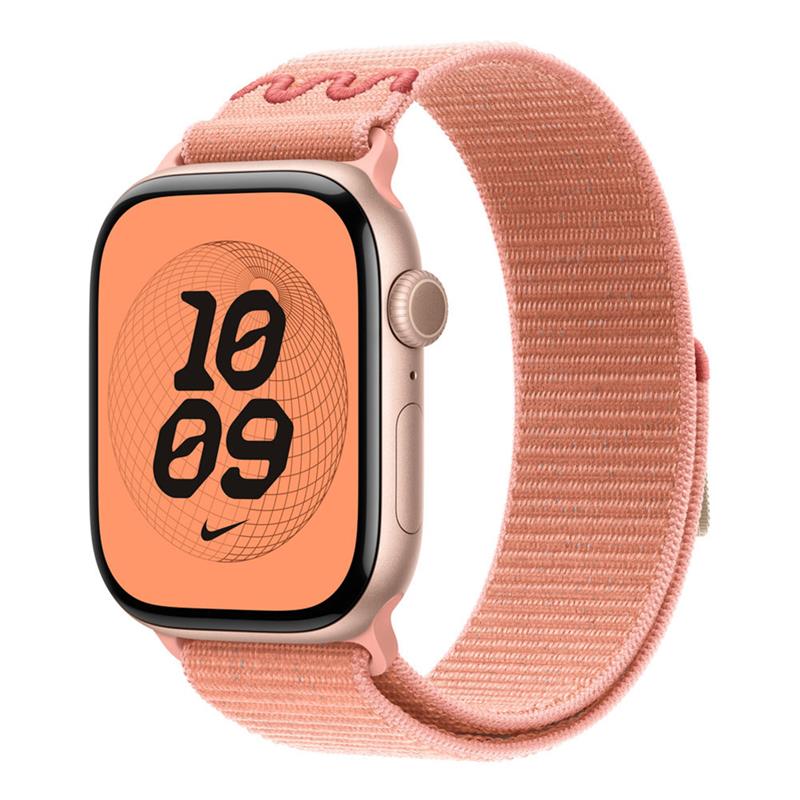 Apple Watch 46mm Alpenglow Pink Nike Sport Loop