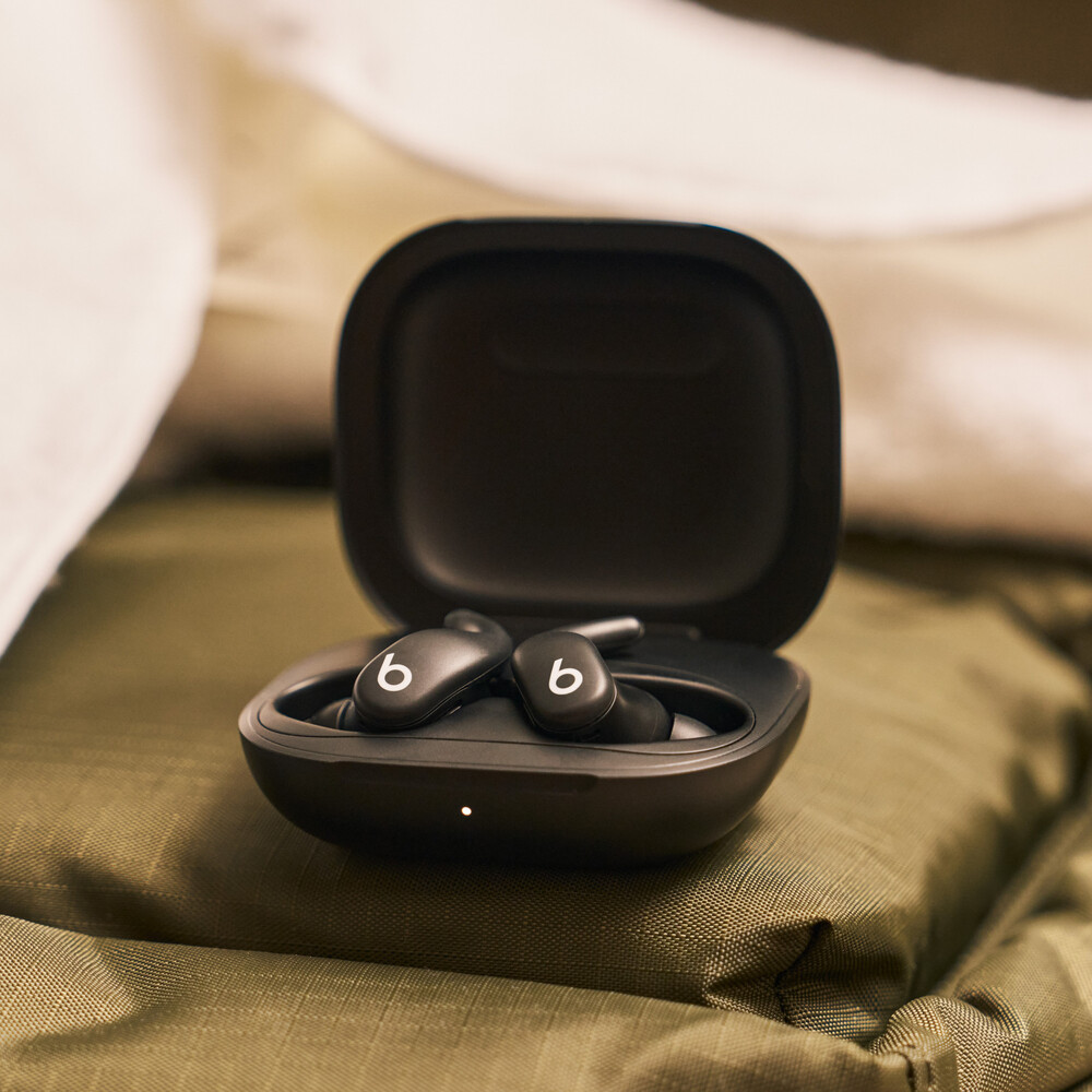 Apple Beats Powerbeats Fit - Wireless Noise-Cancelling Workout Earbuds with Ultimate Secure Fit - Jet Black