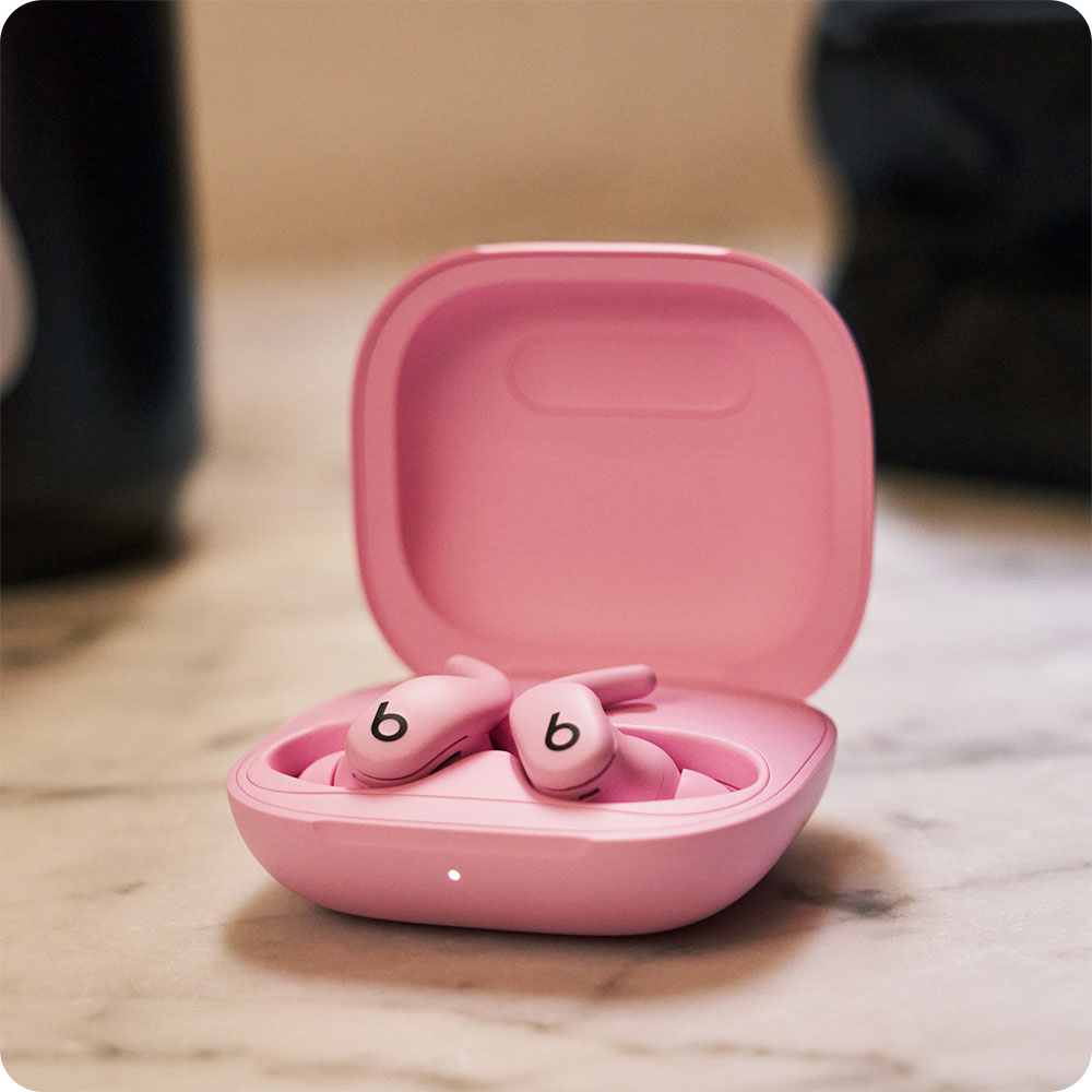 Apple Beats Powerbeats Fit - Wireless Noise-Cancelling Workout Earbuds with Ultimate Secure Fit - Power Pink