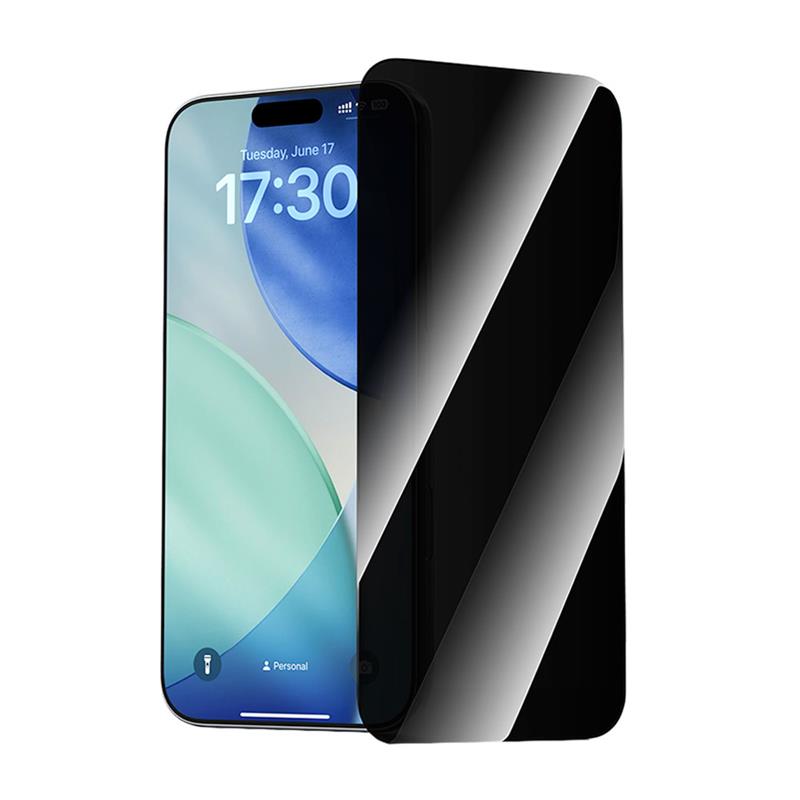 Devia ochranné sklo Van Series Privacy pre iPhone Air - Black Frame