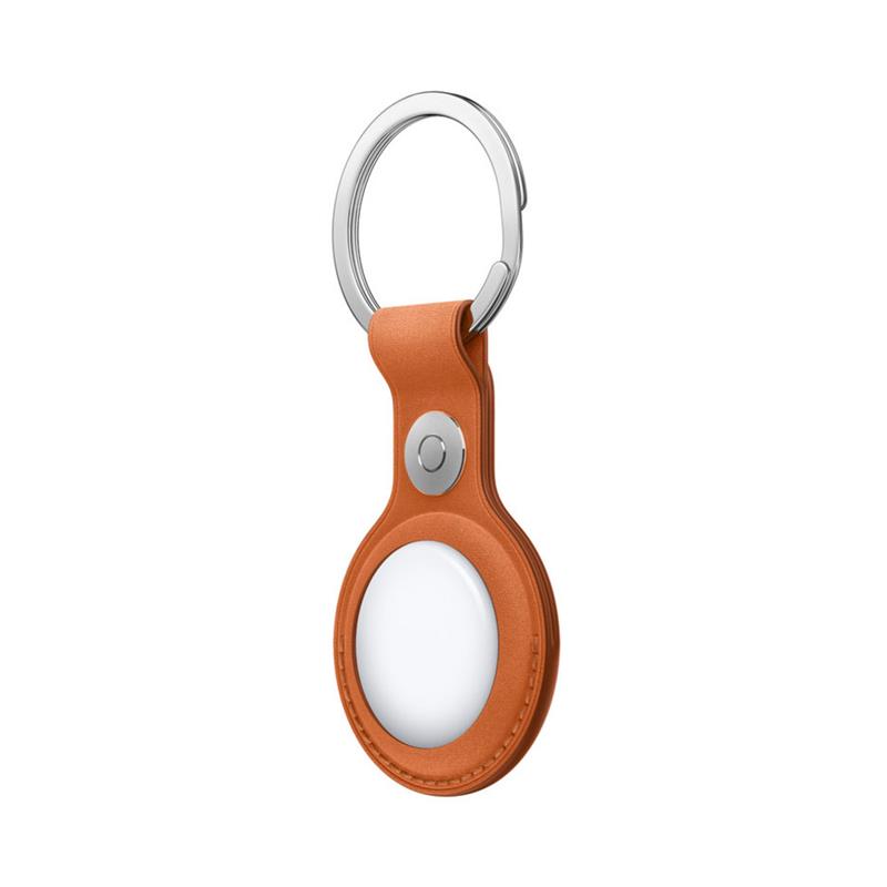 Apple AirTag FineWoven Key Ring - Fox Orange