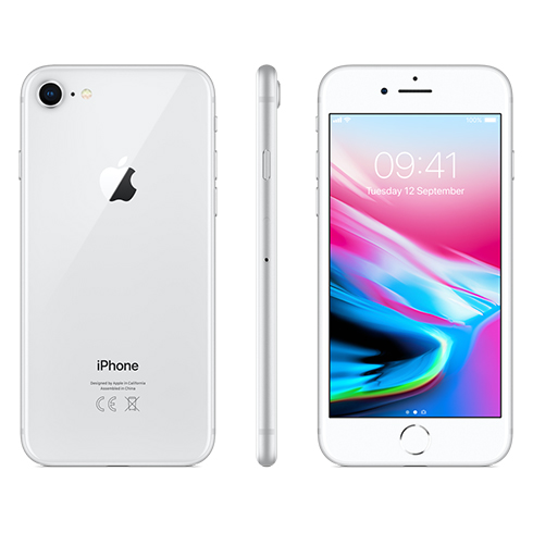 iPhone 8 64GB Stříbrný *Použitý s DPH – Třída B*