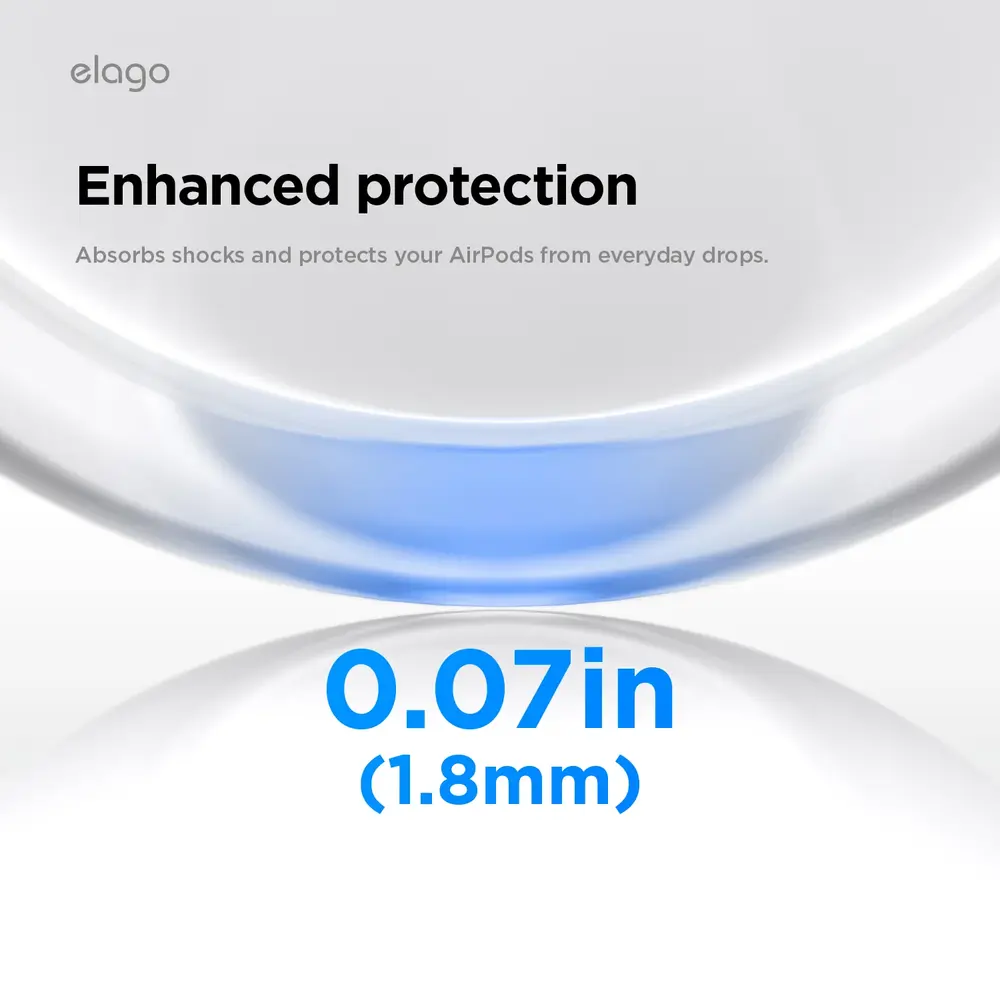 Elago Airpods Pro 3 Clear Strap Case - Clear
