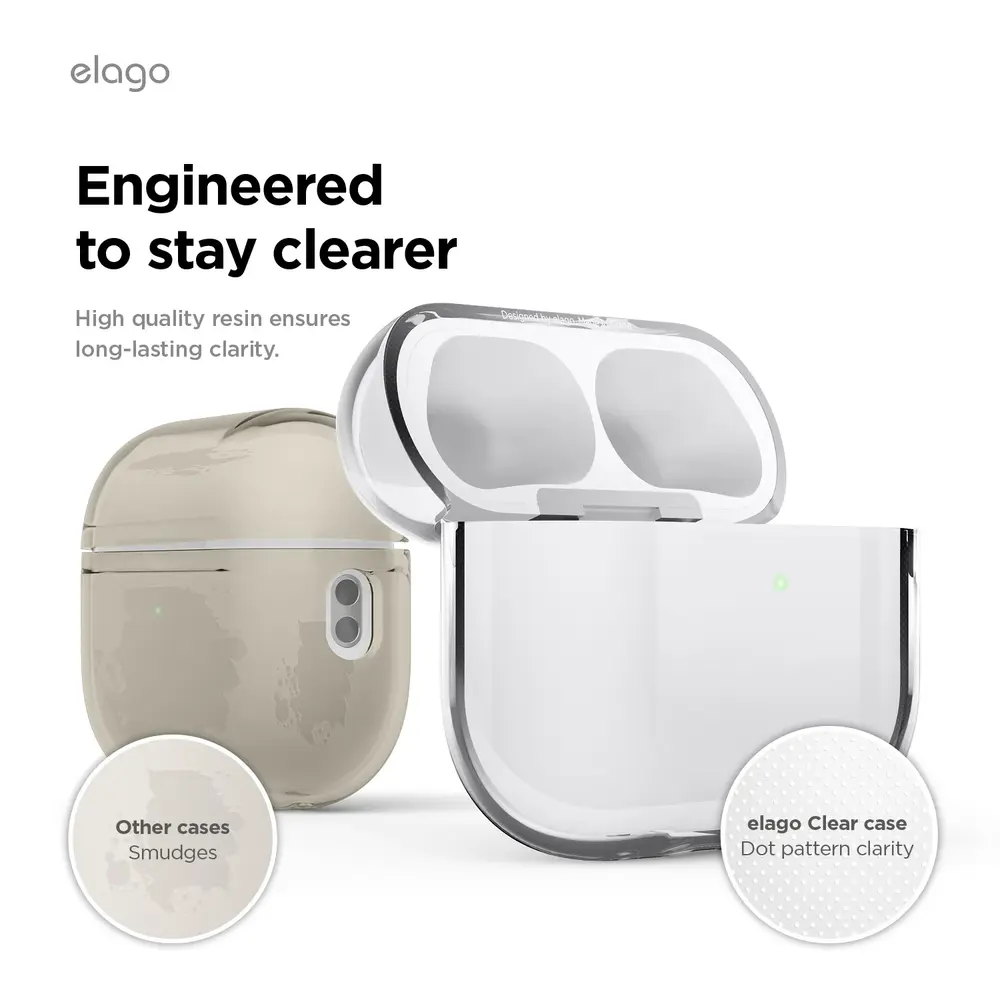 Elago Airpods Pro 3 Clear Strap Case - Clear