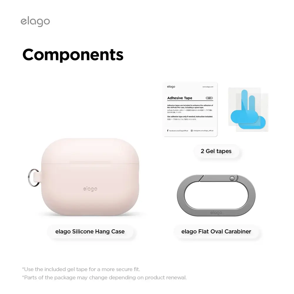 Elago Airpods Pro 3 Silicone Hang Case - Black