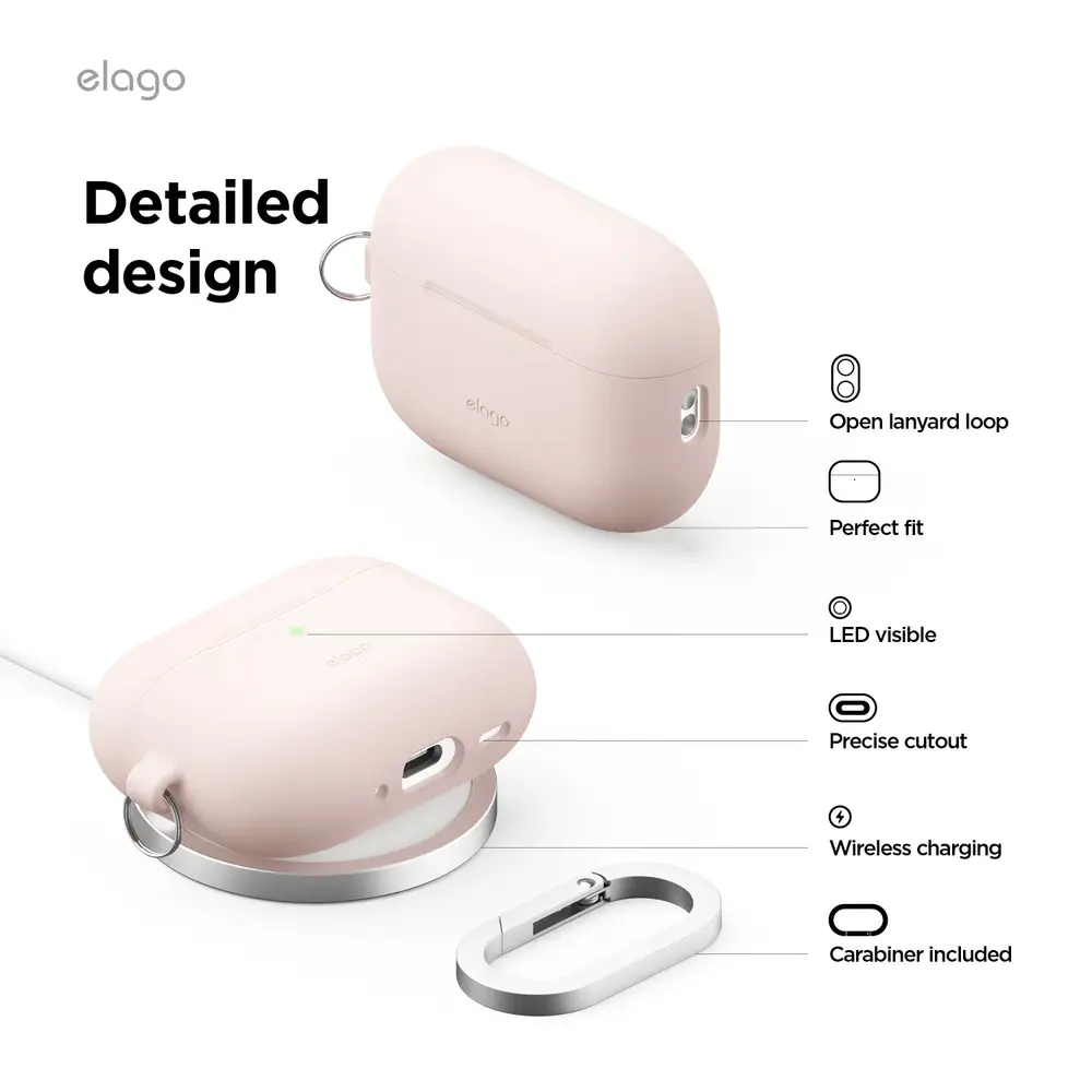 Elago Airpods Pro 3 Silicone Hang Case - Nightglow Blue