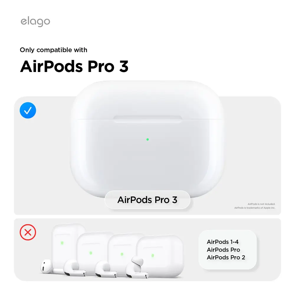 Elago Airpods Pro 3 Silicone Hang Case - Stone