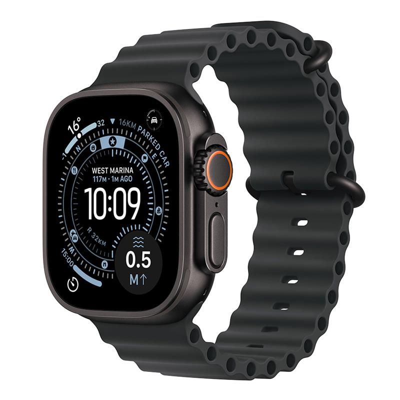 Apple Watch Ultra 3 GPS + Cellular 49mm Black Titanium Case with Black Ocean Band *Rozbalený*