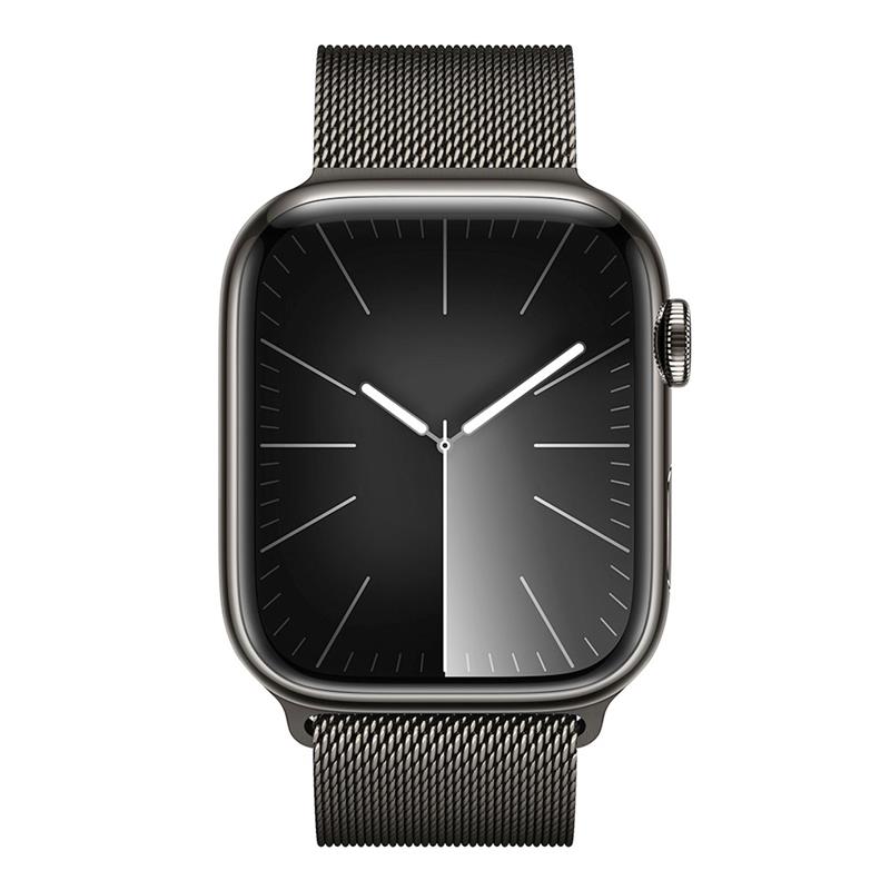 Apple Watch Series 9 GPS + Cellular 45mm puzdro s grafitovej nehrdzavejúcej ocele *Trieda C*