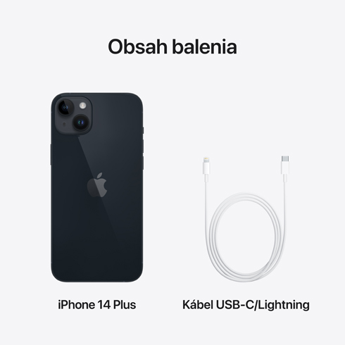 iPhone 14 Plus 256 GB Temně inkoustový *Třída C*