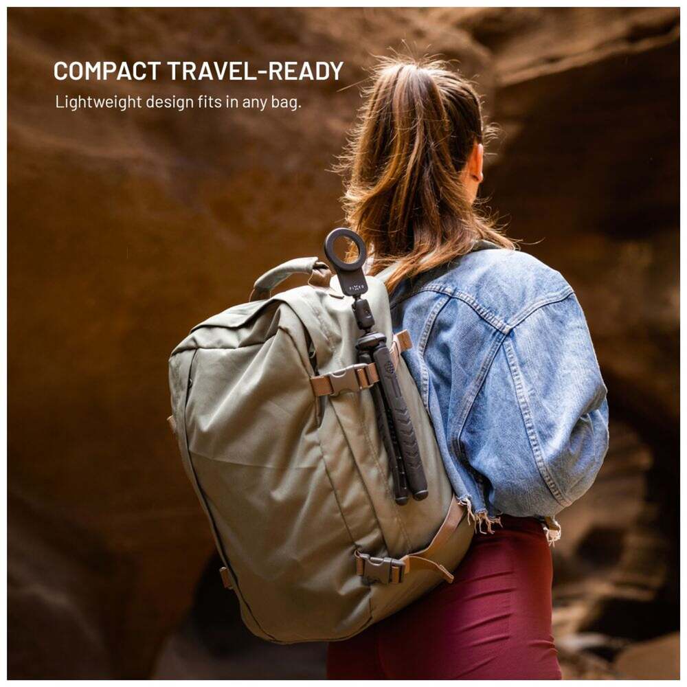 FIXED Creator Flexibilný statív s magnetickým držiakom na telefón, s podporou MagSafe, čierny