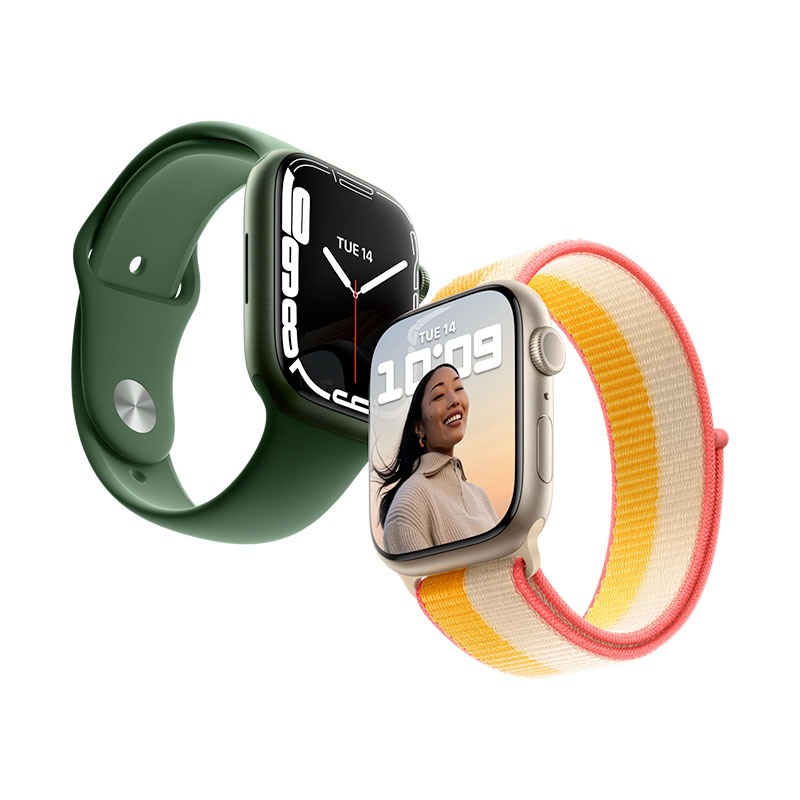 Apple Watch Series 7 GPS, 45mm púzdro z modrého hliníka *Trieda B*
