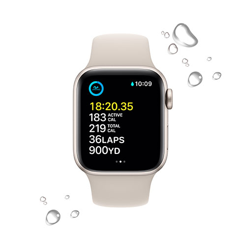 Apple Watch SE 2 GPS 40mm puzdro z hviezdne bieleho hliníka *Trieda B*